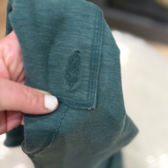 Free People Movement Green Jersey Cargo Leggings Size Small - Picture 3 of 14